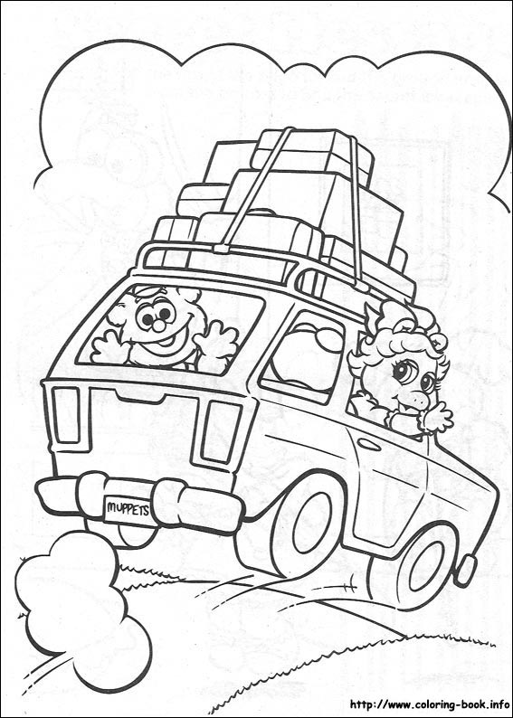 Muppet Babies coloring picture